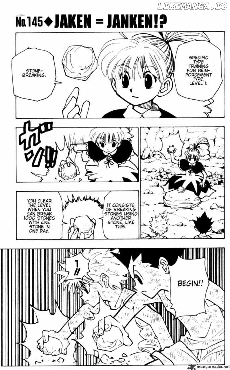 Hunter x Hunter, Chapter 145 image 01